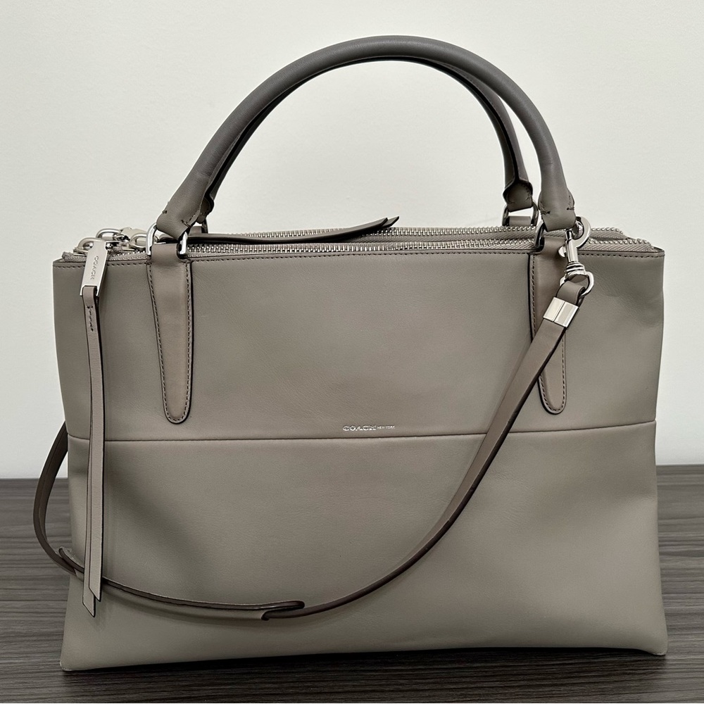 Coach Borough Bag in Glove Tan Leather